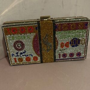 Crystal Embellished Clutch Bag